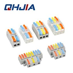 Mini connecteur de câble de câblage de lampe de répartiteur compact universel fil rapide Push-in