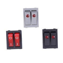 Interrupteur de chauffe-huile RK1-23 interrupteur à bascule marche/arrêt 250V/16A avec Double