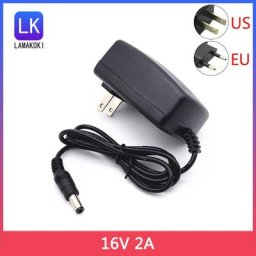 16V 2A Power Adapter 16v 2000ma Power Cord 32W Charger 5.5mm Interface Transformer Cable