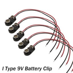 Connecteur de câble à pression de batterie de type I clip de batterie 9 V support de structure