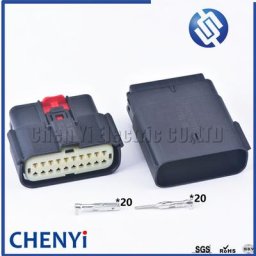 Molex-Connecteur étanche à l'eau de voiture prise de lampe prise électrique 20 broches