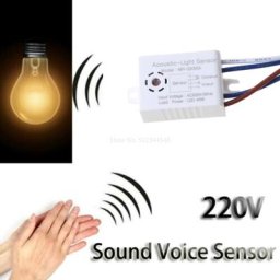 Mini Joli de Lumière à Capteur Sonore Commande Vocale existent pour Lampe d'Éclairage de Couloir