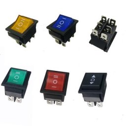 Joli à bascule KCD4 ON-OFF-ON équipement électrique avec interrupteur d'alimentation 3 positions