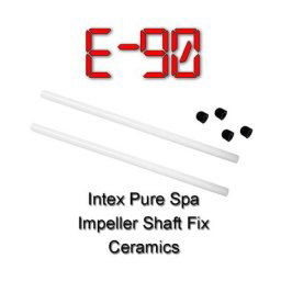 Arbre de Pompe à Turbine en Acier Inoxydable pour Spa Intex Pur Fixation des Erreurs E90 en