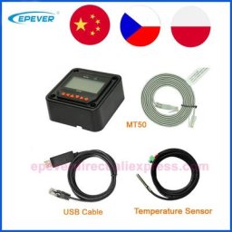 EPSOLAR MT50 compteur à distance LCD affichage epever LandStar Viewstar contrôleur solaire noir