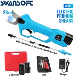 Sécateur professionnel sans fil avec extension ciseaux électriques pour branches hautes outils