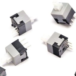 Micro interrupteur d'alimentation tactile à une rangée bouton marche/arrêt interrupteur à