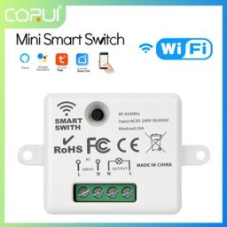 CORUI Tuya WiFi Mini Commutateur Intelligent Maison intelligente Smart Vie APP Télécommande RF/