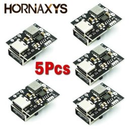 Panneau de Protection de charge de batterie au Lithium 5V 2A type-c USB 5 pièces Module de