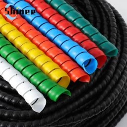 Organisateur de ligne 1/2/5 mètres 8mm 10mm Protection de tuyau enveloppe en spirale Flexible