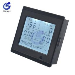 Outils de testeur de tension et de courant continu à affichage numérique LCD compteur
