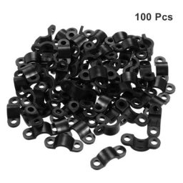 Pinces de support de câble en plastique clips de fixation de câble fil de gestion de câble en