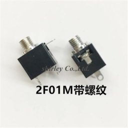 Connecteur Audio femelle PJ201M 2F01M 5 pièces de bonne qualité prise de casque DIP à 3 broches