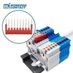 Connecteur DIN Rail Terminal Nuit Accessoires Plug-in Pont FBS10-3.5 1Pc FBS 10-3.5 Câblage Jumper