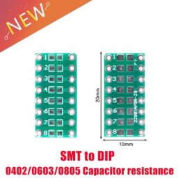 Adaptateur de carte de transfert PCB Pinboard SMT SMD à DIP condensateur 0402/0603/0805