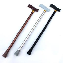 Canne télescopique réglable en aluminium pour vieil homme anciers de marche bâtons glissants