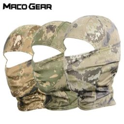 Cagoule de Camouflage tactique militaire masque facial complet écharpe de randonnée Ski