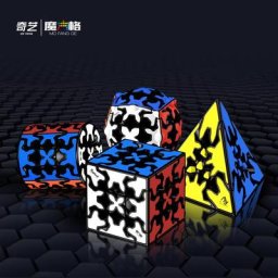 QiYi – Cube magique Mofangge Gear nouvelle série de Cube de forme étrange cylindre 3x3x3