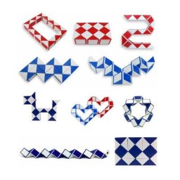 Mini cubes magiques élastiques pour salle Instagram jouet de puzzle populaire torsion