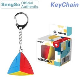 SendSo – Mini Cube magique pyramide 3x3x3 pendentif ShengShou chaîne Neo Speed Cube jouets