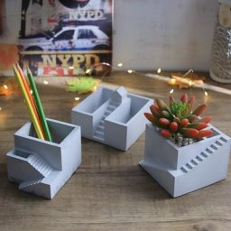Moule de conteneur de pot de fleurs en silicone jardinière en béton tasse de bougie en plâtre