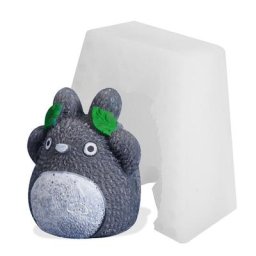 Moule à bougie en silicone Totoro Cartoon bougie d'aromathérapie faite à la main ornements en