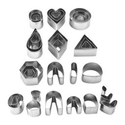 Boucles d'Oreilles en Argile Polymère Faits à la Main Pack de Démarrage en Métal Mini Découpeur