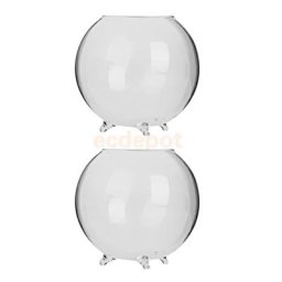 Vase hydroponique en verre pour micro paysage bouteille de bricolage récipient terrarium 2 pièces