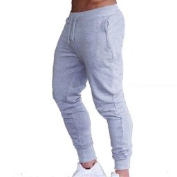 Pantalon de jogging en coton doux pour homme pantalon crayon de sport jogging de musculation