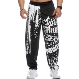 Pantalon de jogging en polyester doux pour homme jogging de musculation pantalon de survêtement