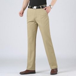 Pantalon en coton délavé pour homme grande taille 40 décontracté à la mode uni doux nouvelle
