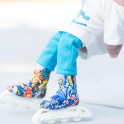 Patins à roulettes pour enfants 2 pièces/paire mignons Mini patins de tableau jouet de