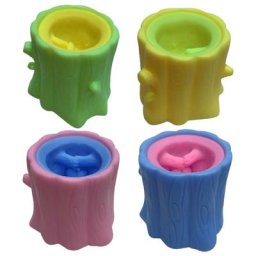 Tasse d'écureuil à presser jouets pour enfants décompression de l'évent Anti-Stress porte-stylo