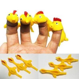 Doigts de dinde volants en caoutchouc jetables extensibles jouets amusants gags fantaisie blague