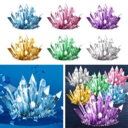 Cadeau de noël en cristal pour enfants Kit de nouveauté jouets éducatifs et de fête bricolage