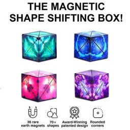 Boîte de changement de forme magique 3D anti-souligné pour enfants jouets Fidget puzzle d'aimants