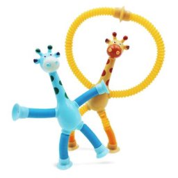 Jouets à ventouse pour enfants Tubes Pop soulagement du Stress girafe télescopique jouets à