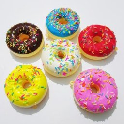 Jouets à presser pain donuts artificiel doux donuts soulagement du Stress nouveauté Simulation