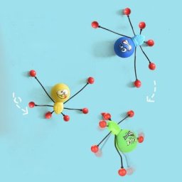 Jouet sparadrap d'intérieur pour les parents et les enfants araignée grimpante et collante jeu