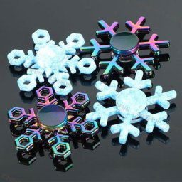 Flocon de neige Fidget Spinner pour enfants Spinners à main EDC TDAH Cadeau d'anniversaire