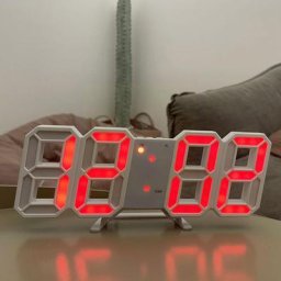 Horloge murale numérique LED mode nuit plonger oyante luminosité table intelligente