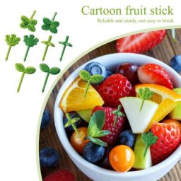 8/16Pcs Feuille Formes Mini Bambin Enfants Fourchettes à Fruits Cure-Dents Enfants Pics Alimentaires