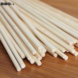 Modules de Barbecue en Bois de Bambou Spirale Tornado Pomme de Terre Bâtons Naturels 40cm x