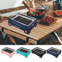 Mini Barbecue à Charbon Compacte Jetable Accessoires de Camping Grill Instantané Idéal pour le