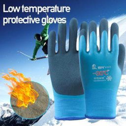 Gants de travail imperméables en caoutchouc épais durables de haute qualité pour la pêche en