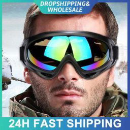 Lunettes de Ski 1 pièce Imitation éclaboussures équitation coupe-vent Anti-buée sport de plein