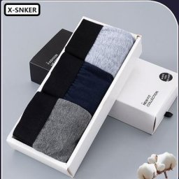 Boxer Hommes Sous-Vêtements Hommes Coton Slip Mâle Hommes Culottes Shorts Sous-Vêtements Boxer