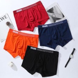 Lot de 3 Boxers et Shorts en coton extensible pour homme sous-vêtements masculins L-5XL