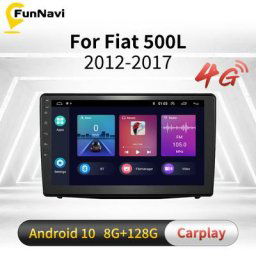 Autoradio Android avec Écran de 10.1 Pouces 2 Din Limitation de Navigation GPS Lecteur pour Fiat
