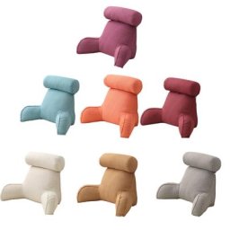 Oreiller lombaire amovible coussin de lecture épais pour la taille pour regarder la télévision